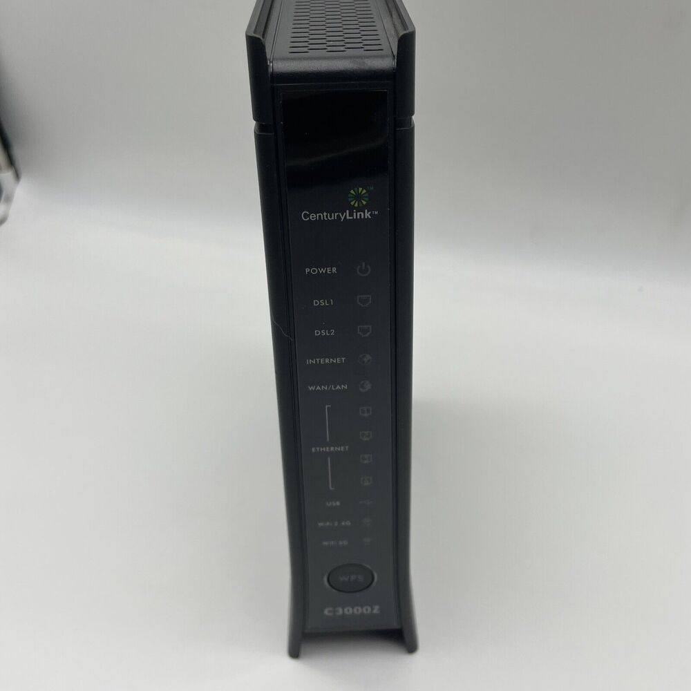 CenturyLink ZyXEL C3000Z DSL Modem Wireless Router No Power Adapter - Picture 4 of 7